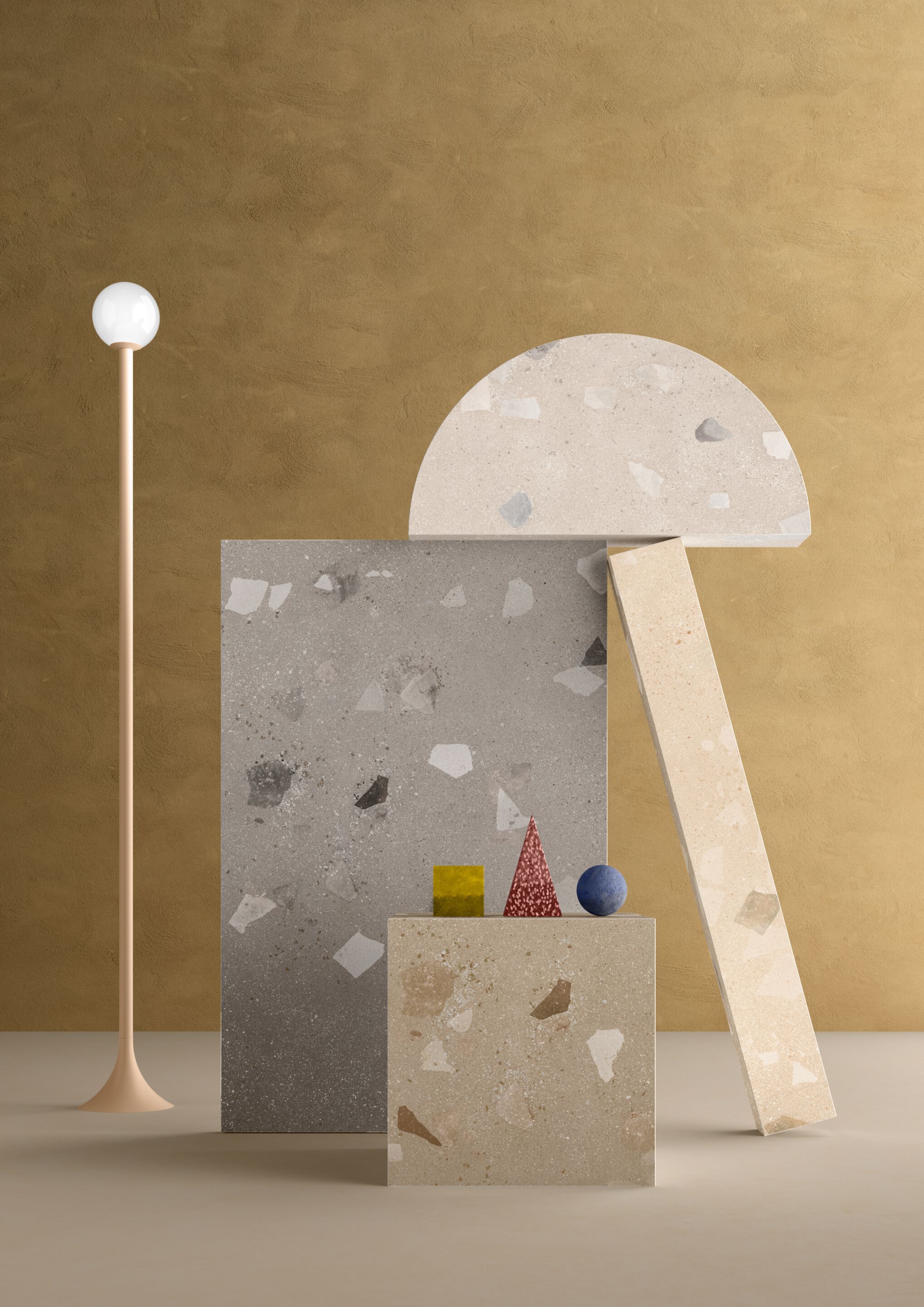 Пол / облицовка керамогранита с эффектом камня VitrA Bathrooms Nova Vita ARCH-00019189 - Вид №5