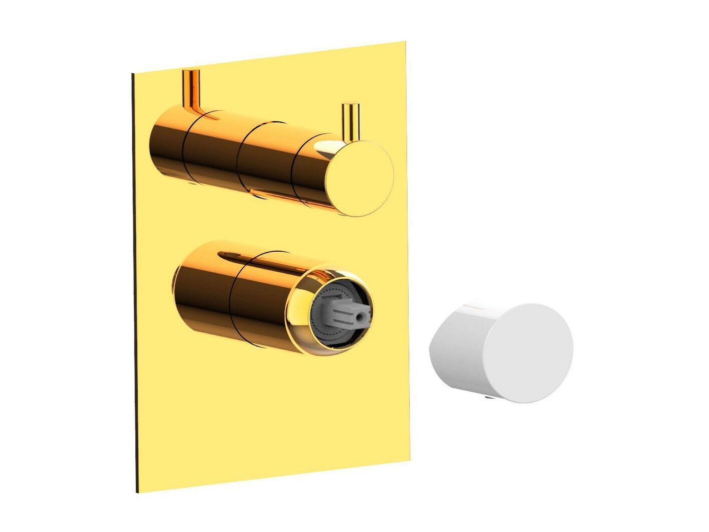 Встраиваемый однорычажный смеситель для душа с переключателем Rubinetterie Frattini Narciso S ARCH-00138952