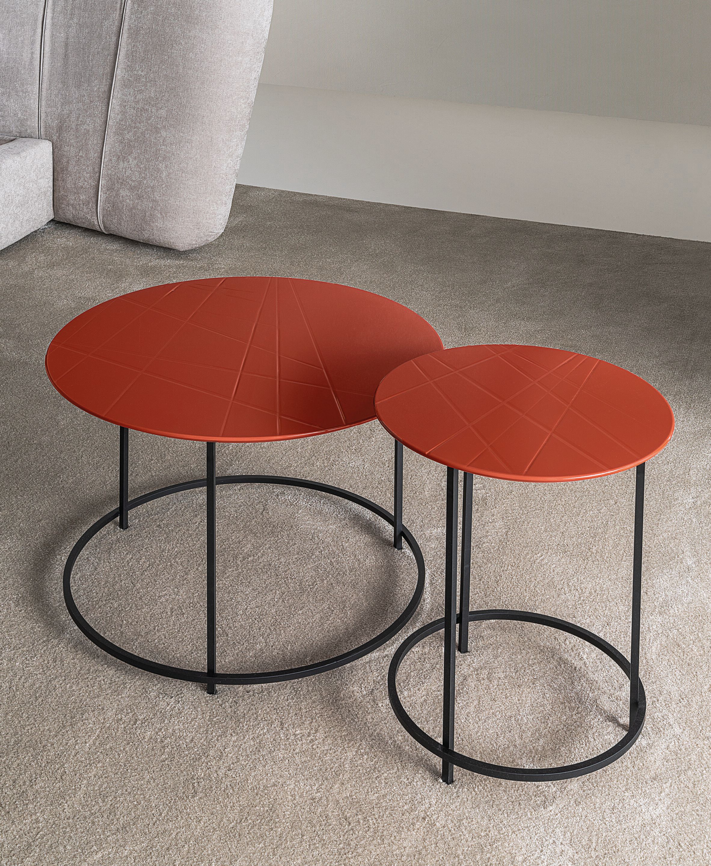 Журнальный столик с МДФ и барельефом и металлическим основанием Casamilano TWIST ARCH-00039395 - Вид №6