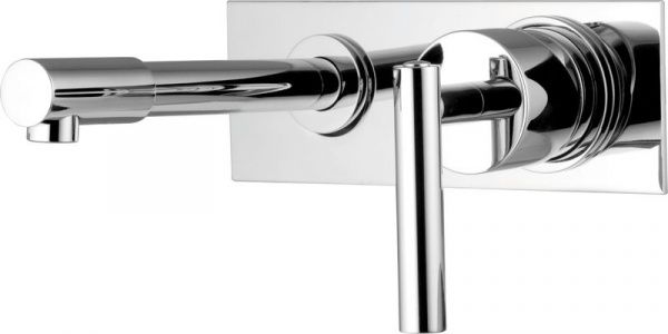 6256-010 Mariner Energy, смеситель для раковины из стены с донным клапаном "click clack", цвет хром