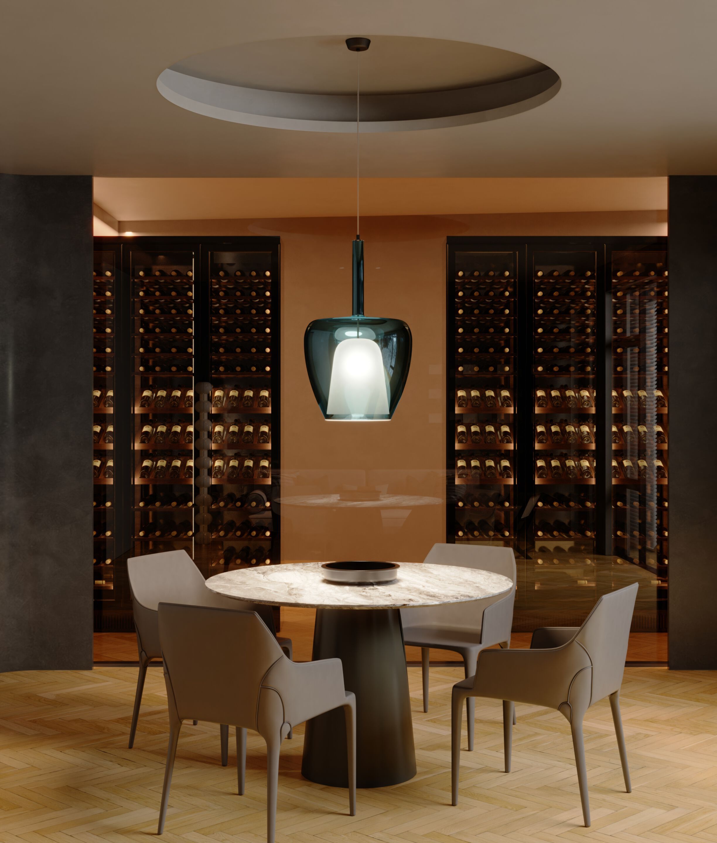 Подвесной светильник из дутого стекла Cangini & Tucci Clos ARCH-00041774 - Вид №1