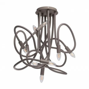 Подвесная люстра De Markt Зиген 646011809 серая DE MARKT ДИЗАЙНЕРСКИЕ, ЗИГЕН 187580 Серый