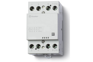 18580375 Модульный контактор 2НО+2НЗ, контакта 40А, = 230В AC/DC, - AgSnO2, 224402304610 Finder