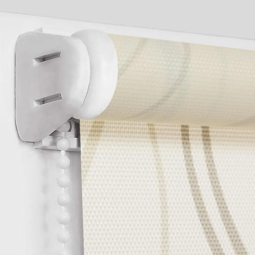 Штора рулонная «Волна» 100х190 см цвет бежевый PRAKTO Геометрия STLM-2207926 - Вид №1