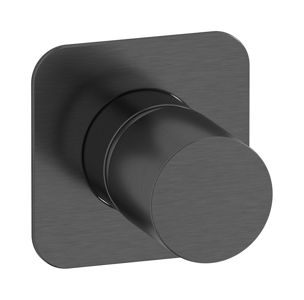 Внешние части встроенного смесителя на 1 потребителя WE ARE IB rr300cs Brushed Black Chrome Brera
