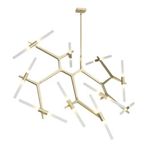 Люстра подвесная белая, золото ST Luce Laconicita SL947.202.20 ST LUCE ДИЗАЙНЕРСКИЕ, LACONICITA 00-3834575 Белый;золото