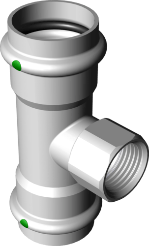 437 183 Модель 2317.2 Трубопроводные системы  Sanpress Inox  Тройники Santreyd  - Вид №2