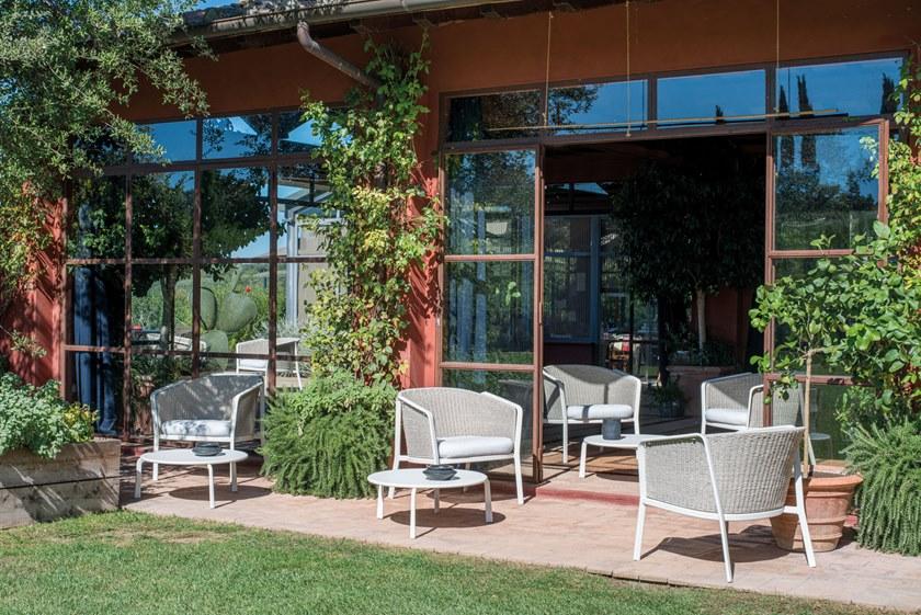 emu Кресло для отдыха из алюминия и плетеной веревки Carousel 1216 - Вид №8