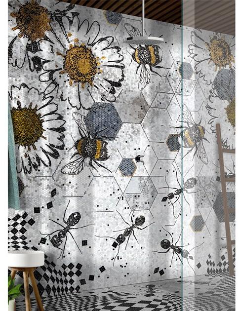 Lithos Mosaico Italia Мозаика из натурального камня Milano design week 2018 sun-id-1499486 - Вид №1