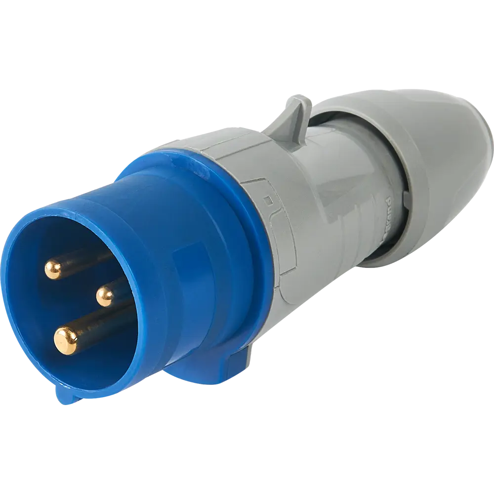 Вилка с заземлением IP44 на 250В 16А Legrand 12506279 STLM-2177448 