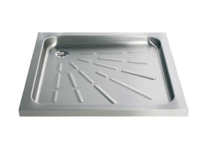 Квадратный нескользящий поддон для душа из нержавеющей стали