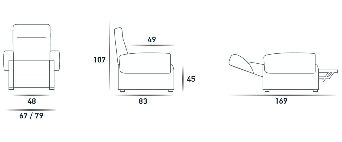 Кресло-Подъемник Lift-Relax 1 Motore  Spaziorelaxitalia  Nisia Nisia Lift-Relax 1 Motore  - Вид №4