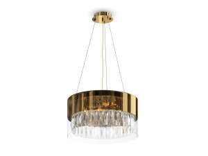 Стеклянный подвесной светильник