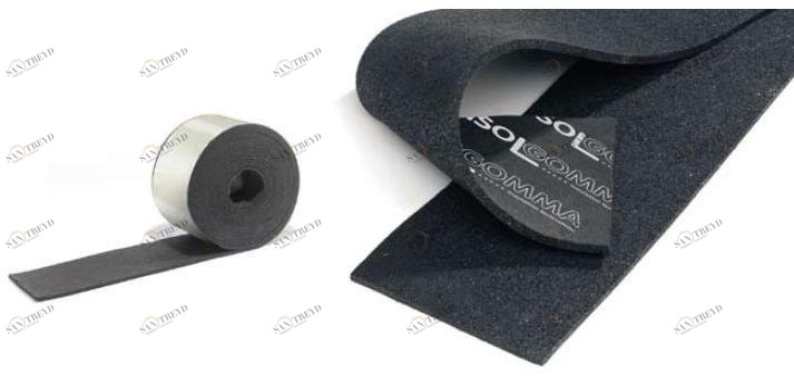 Isolgomma Звукоизоляционная прокладка под стенкой в ​​резиновых гранулах sun-id-1430634