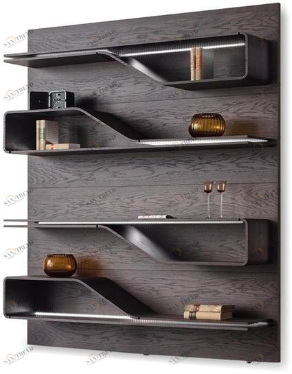 Reflex Книжный шкаф из лакированного дерева с подсветкой Segno sun-id-1433960