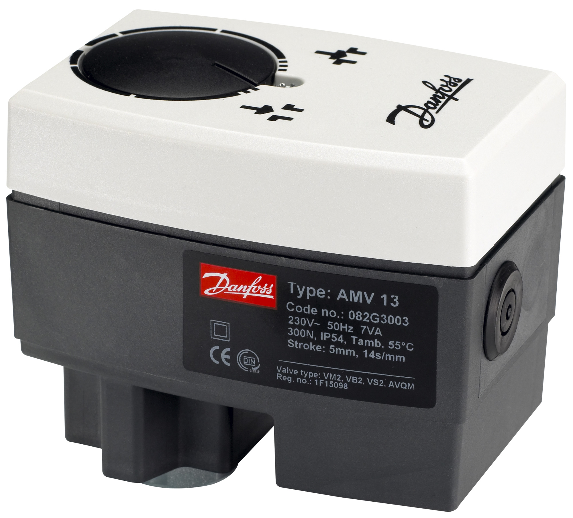 Danfoss Редукторные электроприводы с трехпозиционным управлением Электропривод импульсный AMV23 230B 082G3009  - Вид №9
