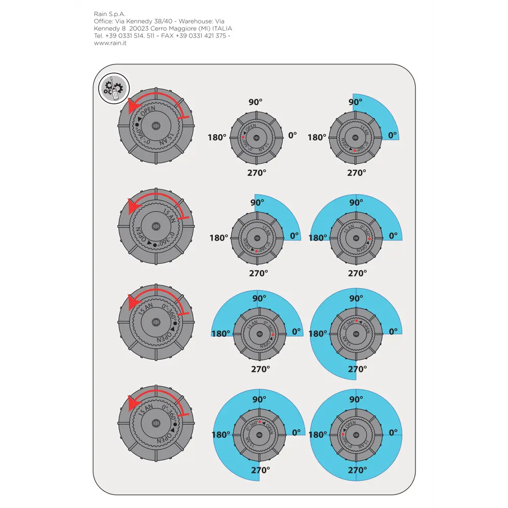 Статический дождеватель RAIN S020 для газонов и кустарников 80135173 STLM-0013773 - Вид №8