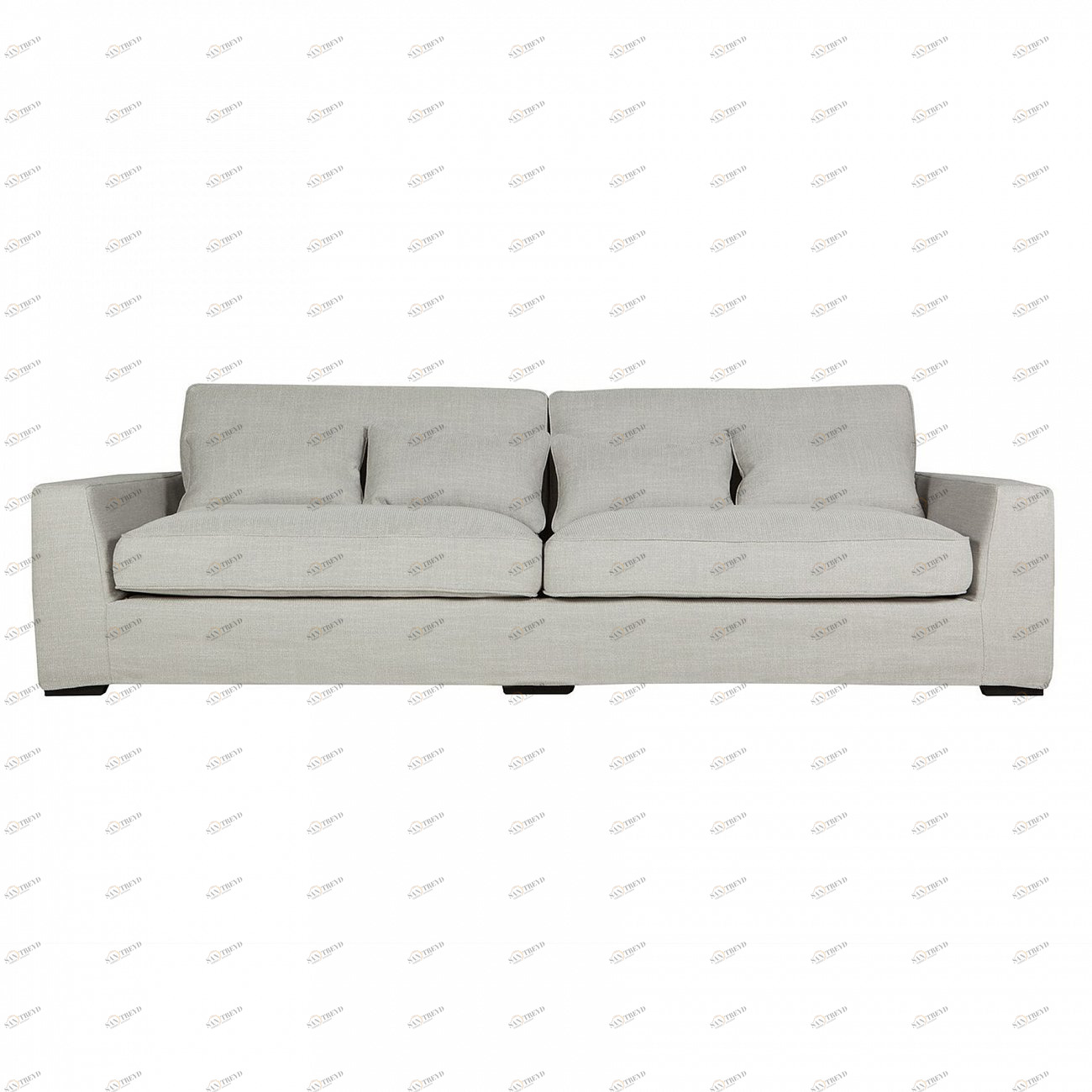 Диван New York прямой светло-серый SITS ДИЗАЙНЕРСКИЕ, NEW YORK 192220 Серый 