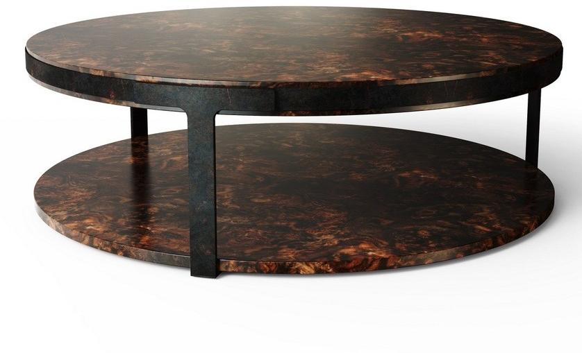 Porustudio Круглый деревянный журнальный столик sun-id-1378164 - Вид №1