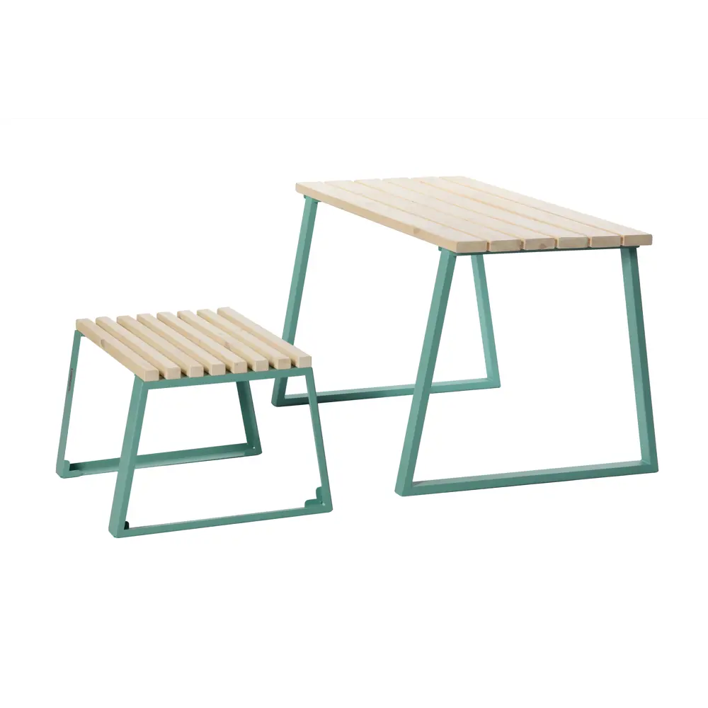 Стол садовый Summer 2 80x70x120 см сталь/дерево 83679003 STLM-2127984 PUNTO DESIGN  - Вид №1