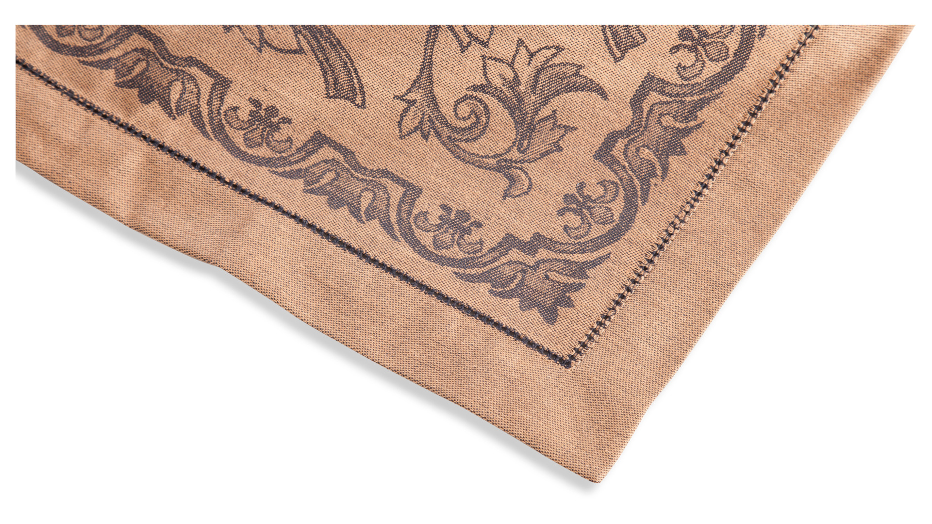 10638715 Яковлевский жаккард Скатерть прямоугольная Яковлевский Жаккард Французский Мотив 140х220см коричневая, полулен Ткань  - Вид №1