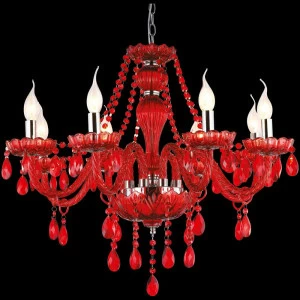 Подвесная люстра Arte Lamp Teatro A3964LM-8RD ARTE LAMP ДИЗАЙНЕРСКИЕ, TEATRO 056367 Красный