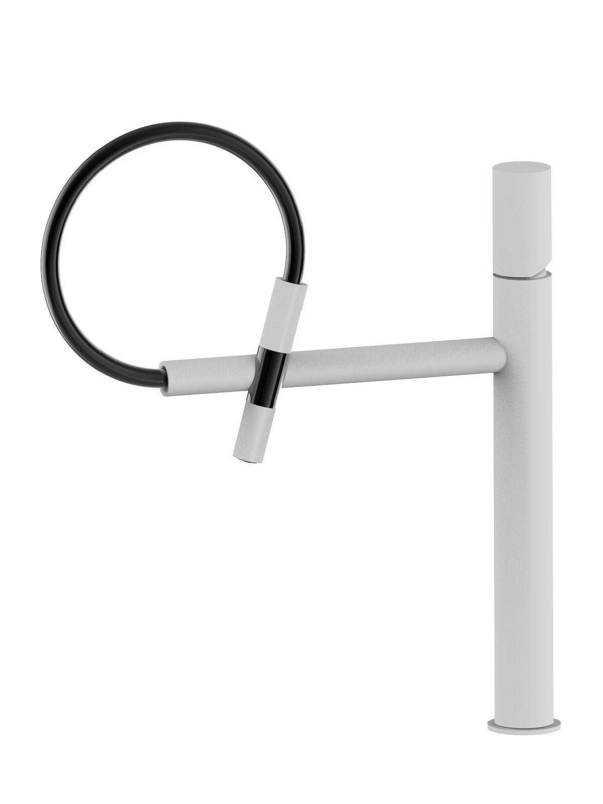 Смеситель для кухни на одно отверстие с выдвижным ручным душем Rubinetterie Frattini Giò ARCH-00134402 - Вид №1