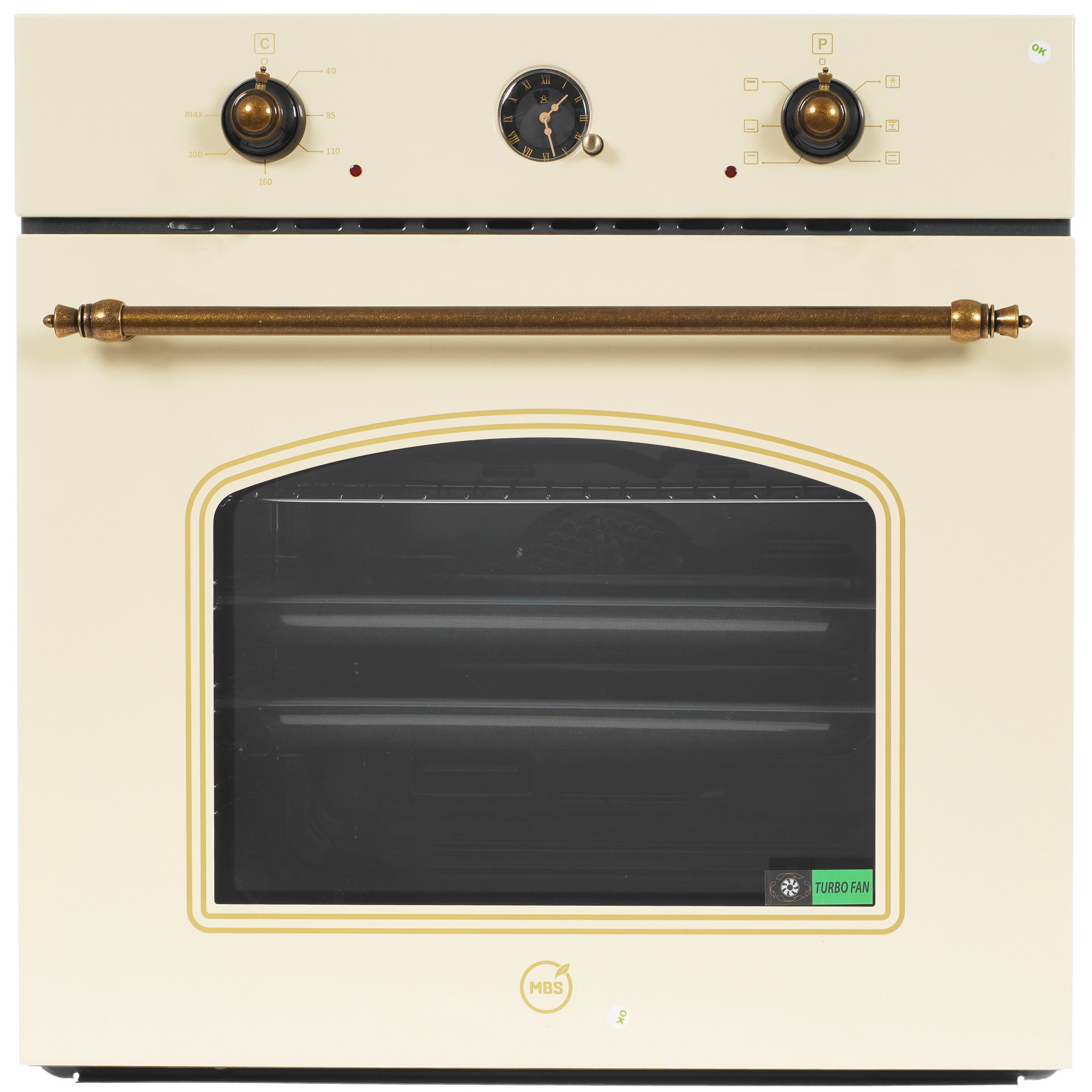 1197013 Электрический духовой шкаф MBS DE-606IV бежевый STDN-0080473