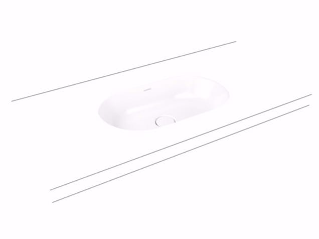 Эмалированная сталь овальная встраиваемая раковина KALDEWEI центр ARCH-00035218 - Вид №2