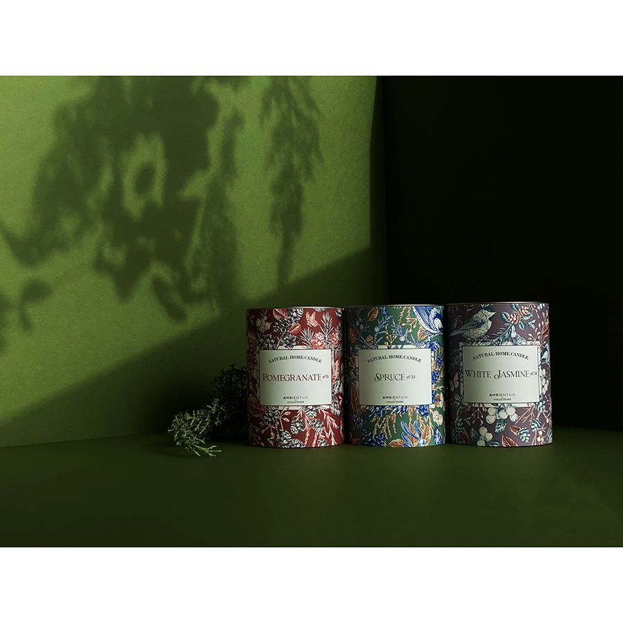 VV040ACEF Свеча ароматическая enchanted forest, eль, 40 ч Ambientair  - Вид №2