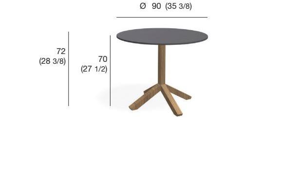 RODA Круглый садовый стол Root sun-id-1488136 - Вид №2