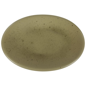 Керамическая овальная сервировочная тарелка