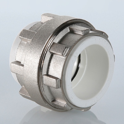 VTp.763.0.040 Фитинг полипропиленовый – муфта разъемная Valtec 40 мм  - Вид №10