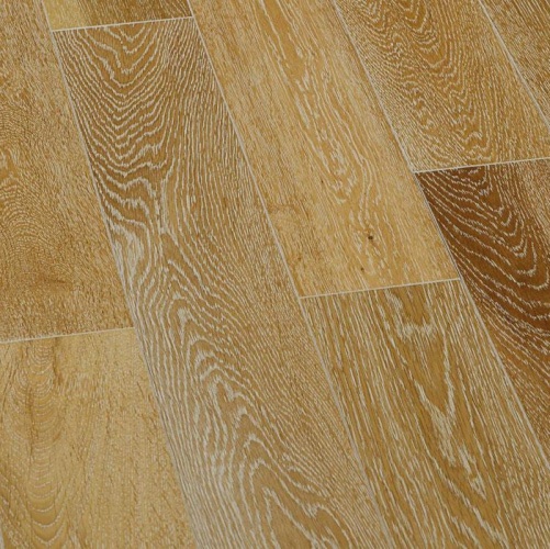 Массивная доска Magestik floor С покрытием Беленый () (400-1800)x150x18мм Дуб с брашью (Текстурированная) 400-1800х150 мм MGK Magestic floor 2600300187 - Вид №3