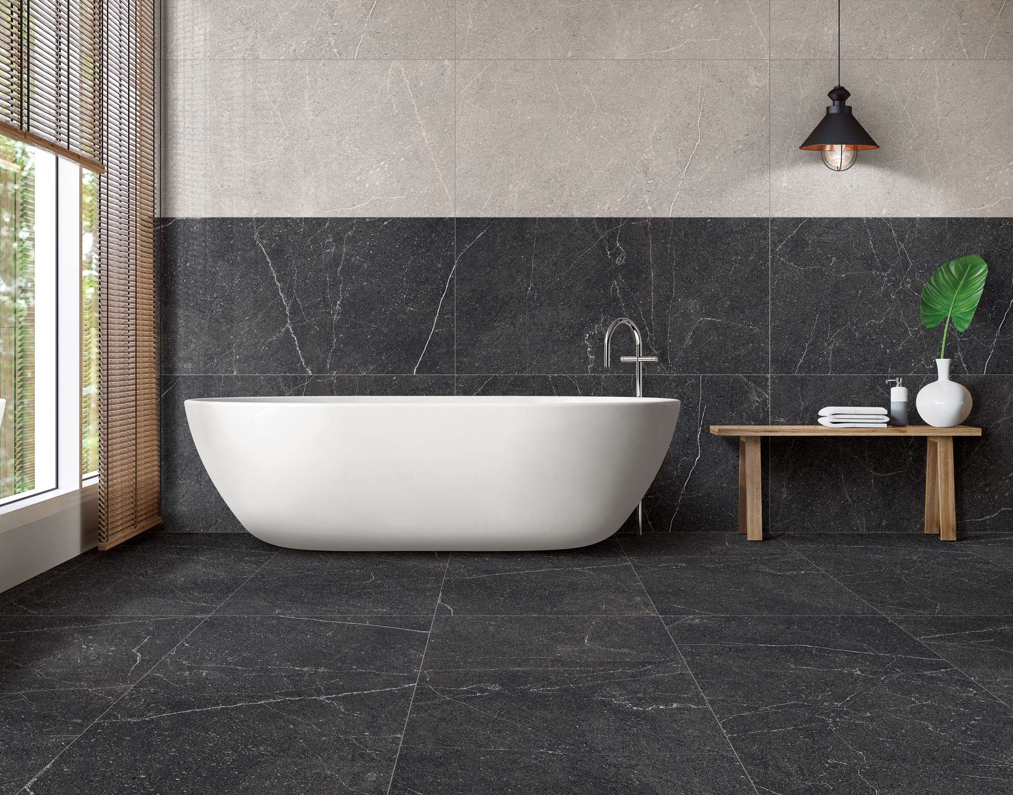 Графитовая элегантность EQUISTONE CHARCOAL RG6003-A Arcadia Ceramica