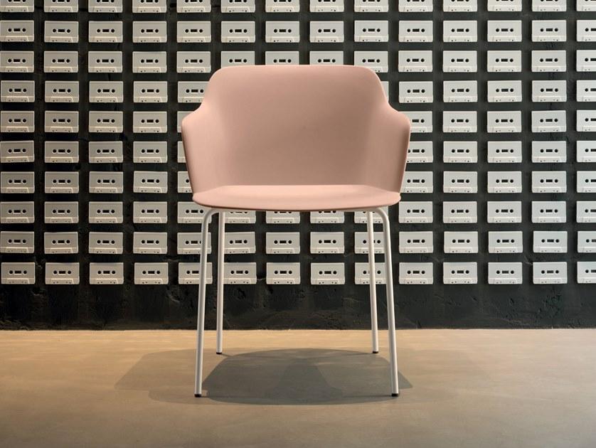 Quinti Sedute Стул полипропиленовый с подлокотниками Deep plastic sun-id-1473247 - Вид №3