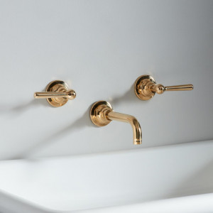 5-06-055 Смеситель для раковины настенный на 3 отверстия, излив 200 мм Bill & Ben The water monopoly