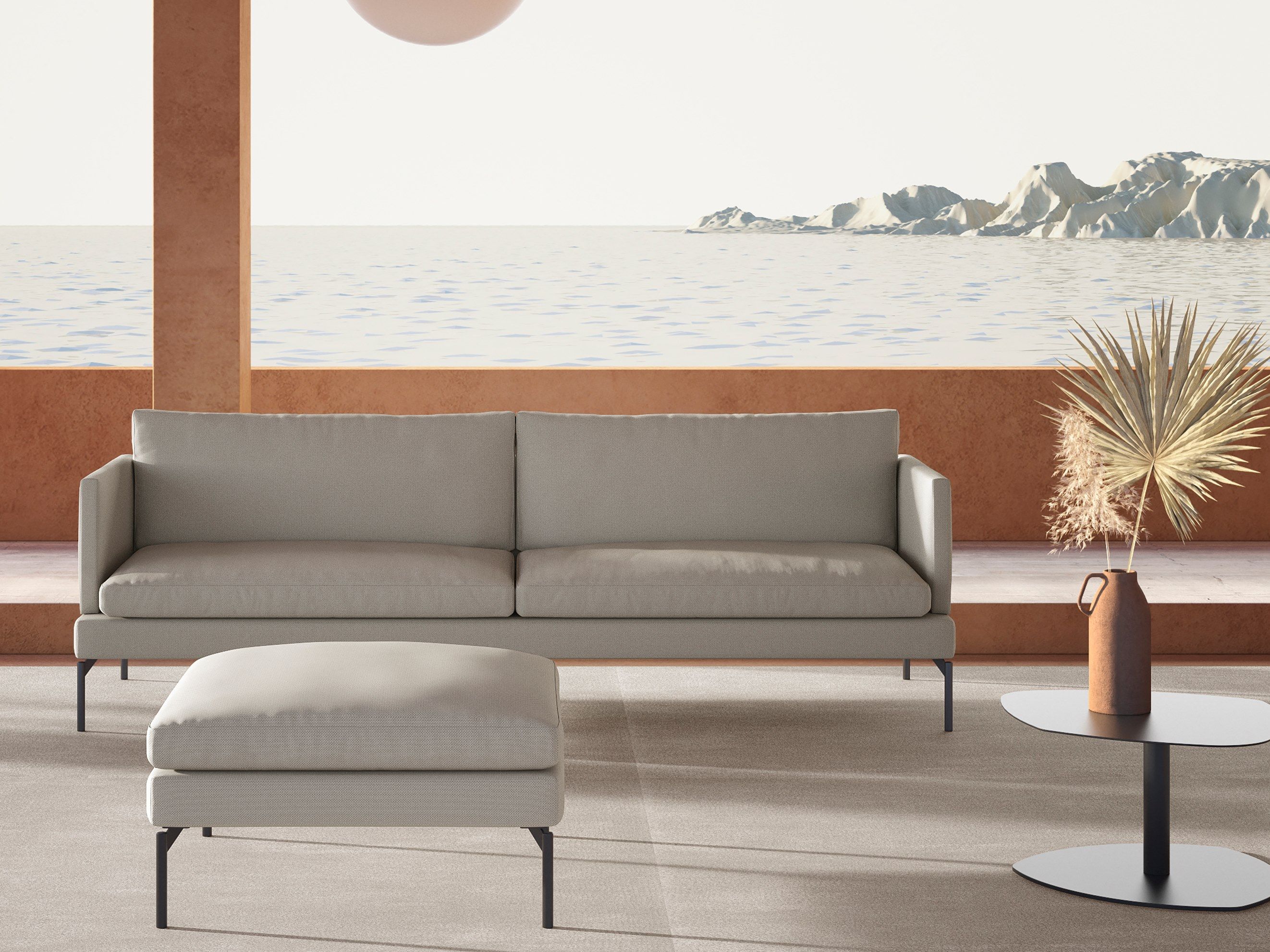 3-местный тканевый диван SITLOSOPHY® Saudade ARCH-00114016 - Вид №4