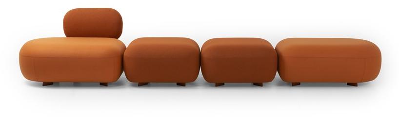 True Design Квадратный пуф с полкой для журналов Code Cd 60sq / cd 75sq - Вид №8