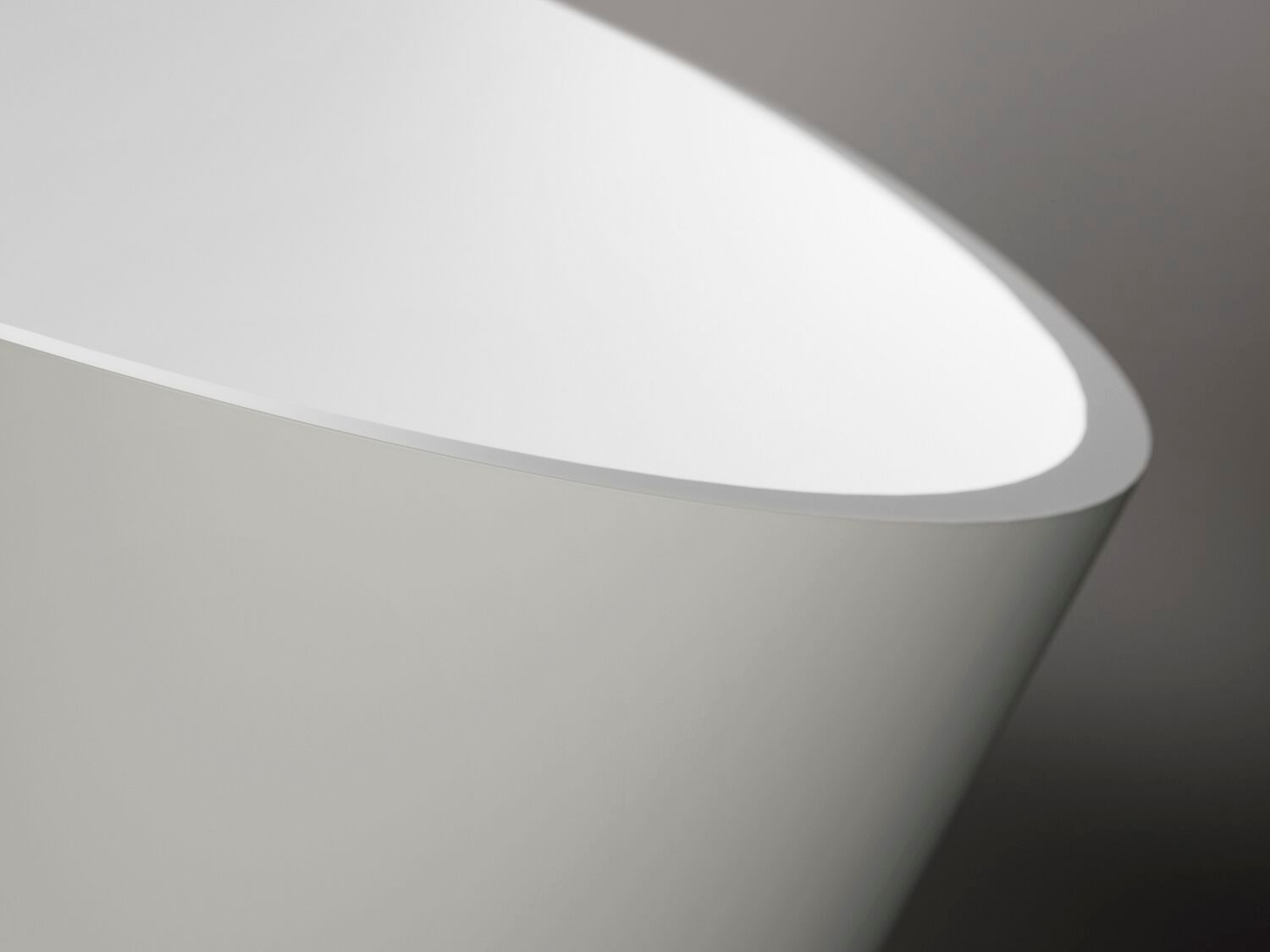 Овальная ванна в центре комнаты в твердой поверхности Gruppo Treesse мебель для ванной комнаты-отдельно стоящие ванны ARCH-00027375 - Вид №18