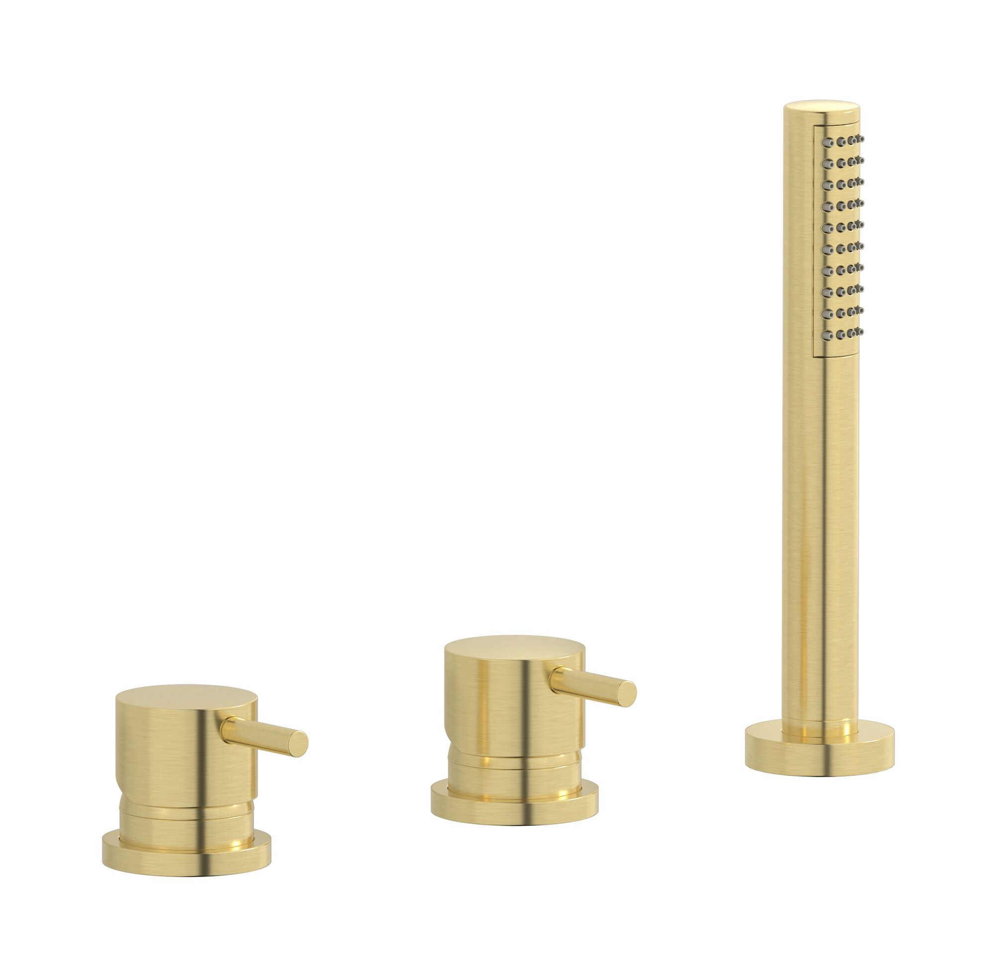 Смеситель для ванны с 3 отверстиями и ручным душем IB Milano Torino ARCH-00071984 - Вид №5