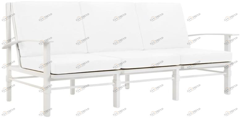 JANUS et Cie 3-х местный садовый диван из алюминия Palmia sun-id-1464238