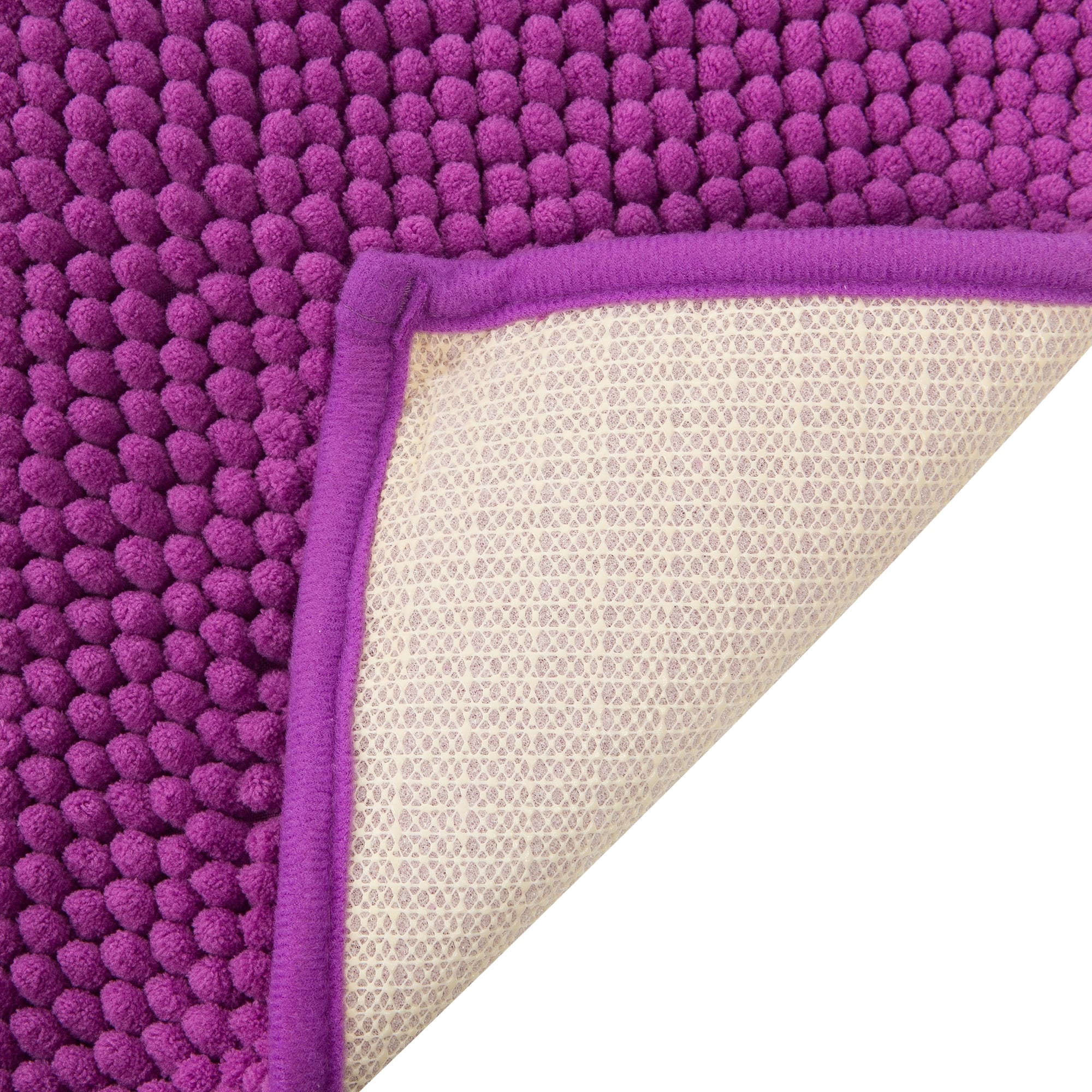 82490628 Коврик для туалета 45x45 см цвет фиолетовый Merci Santreyd - Вид №2