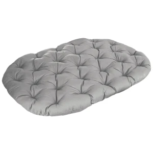 Подушка для кресла GreenGard Мадрид 136х136х6 см полиэстер серый