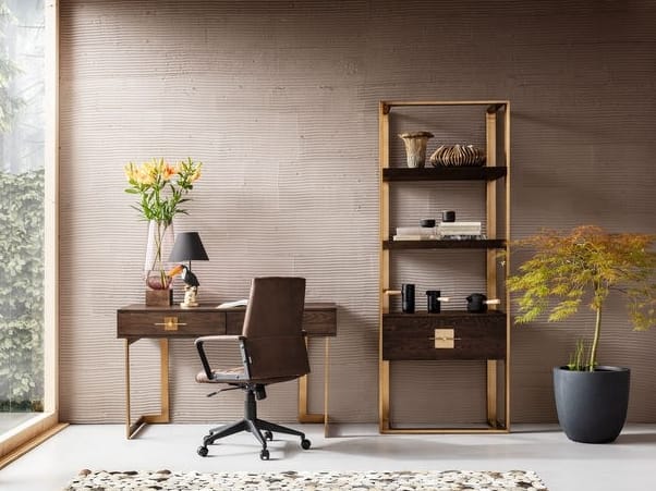 Стальная и деревянная полка с выдвижными ящиками KARE Design Осака ARCH-00118271 - Вид №6