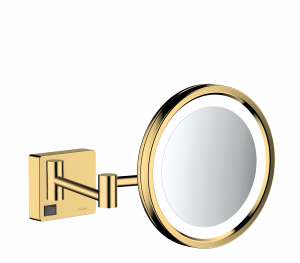 41790990 AddStoris Зеркало для бритья со светодиодной подсветкой Hansgrohe