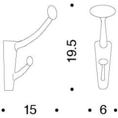 Danese Milano Настенная вешалка из поликарбоната  Dr9003a0n  - Вид №2