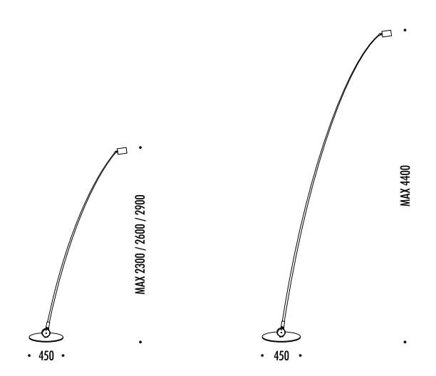 Регулируемый светодиодный торшер с диммером DAVIDE GROPPI Sampei ARCH-00065359 - Вид №1