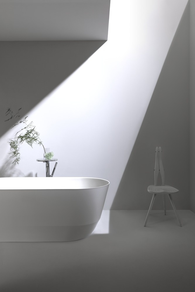 H3213310041211 Смеситель для ванны-душа напольного монтажа с душевым набором LAUFEN PRO - Вид №2