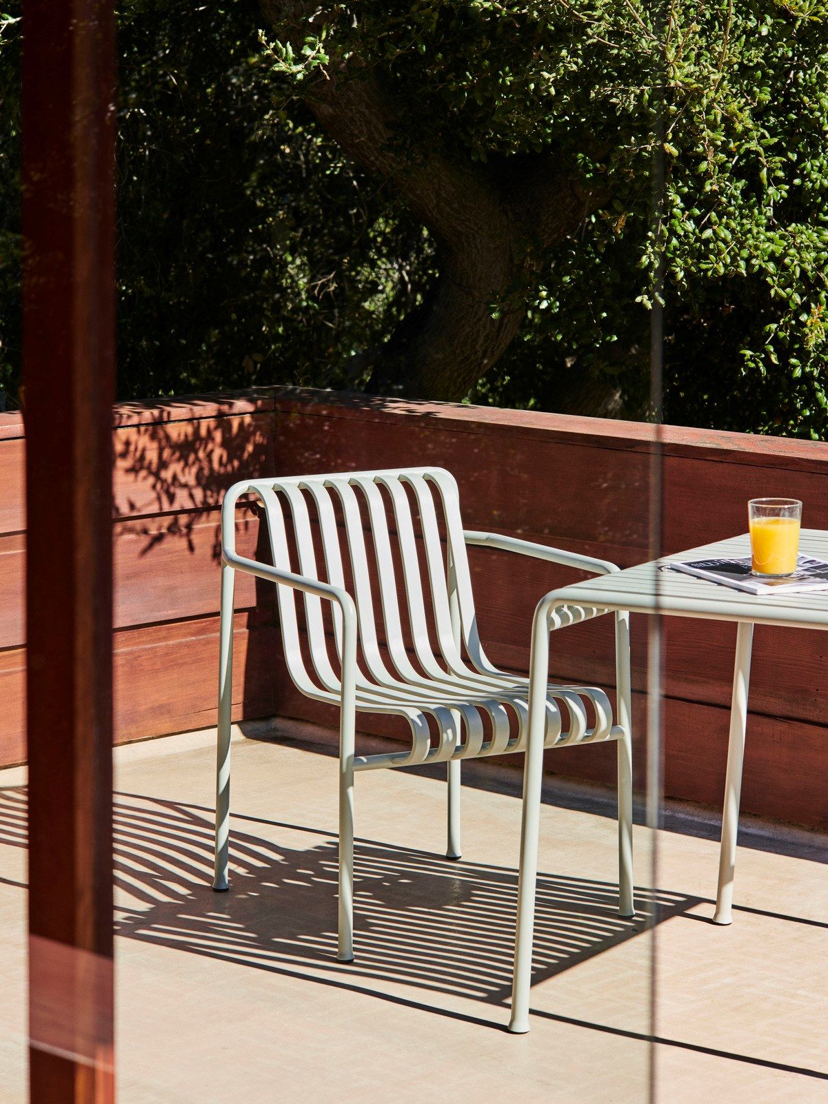 Стальной садовый стул с подлокотниками Hay Палисад ARCH-00052646 - Вид №19